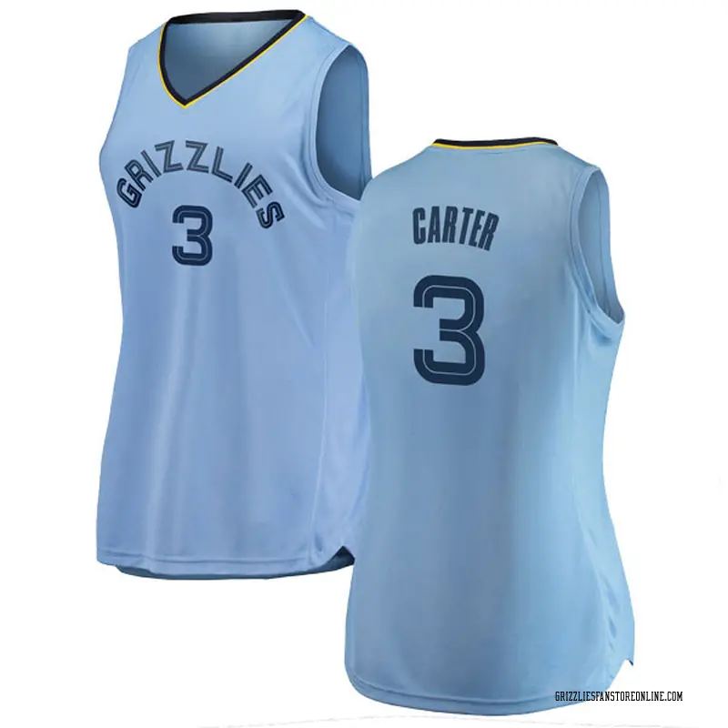 Fanatics Branded Memphis Grizzlies Swingman Light Blue Jevon Carter ...