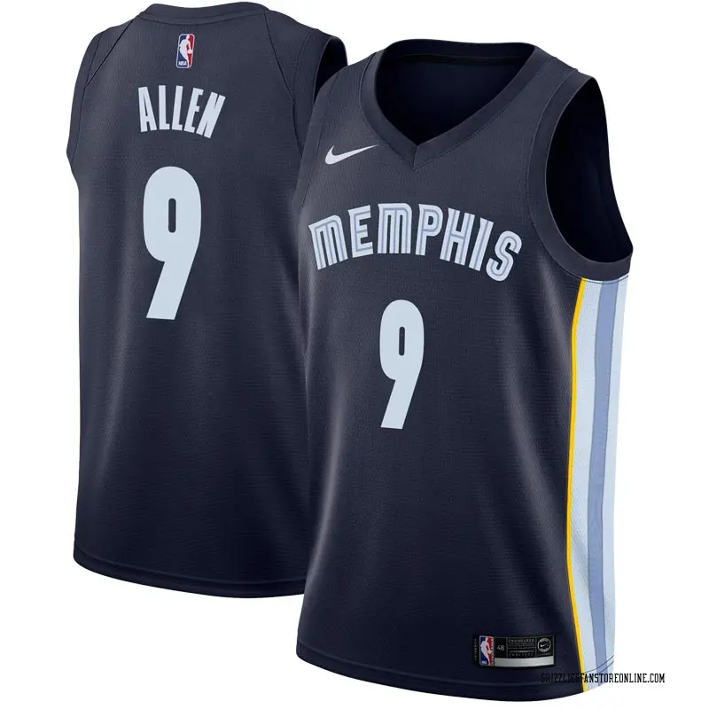 Nike Memphis Grizzlies Swingman Navy Tony Allen Jersey - Icon ...
