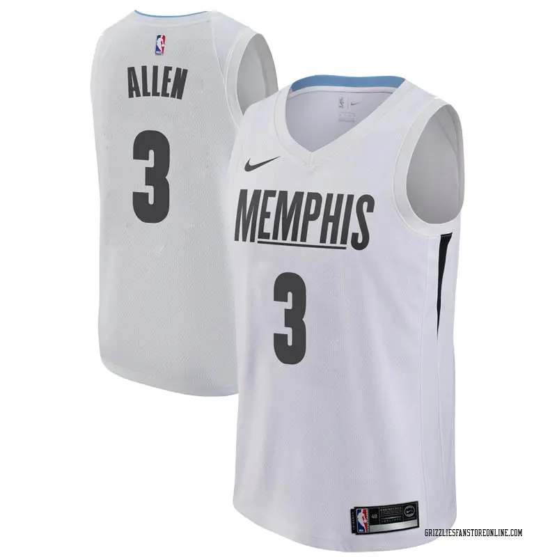 Nike Memphis Grizzlies Swingman White Grayson Allen Jersey - City ...