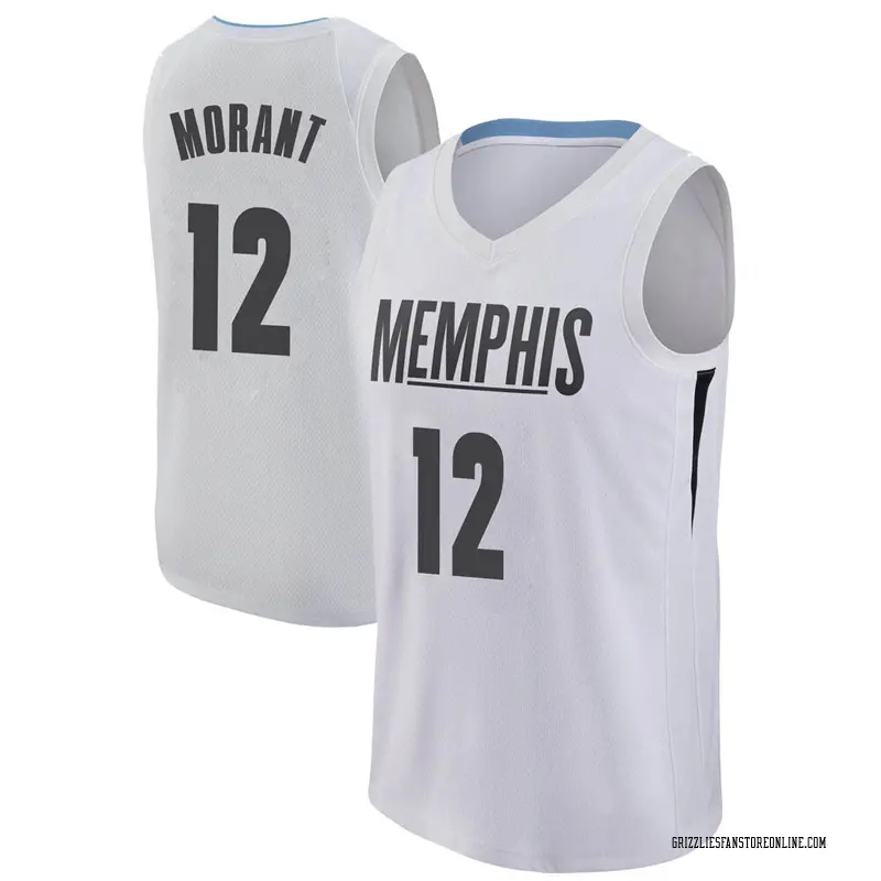 white ja morant jersey